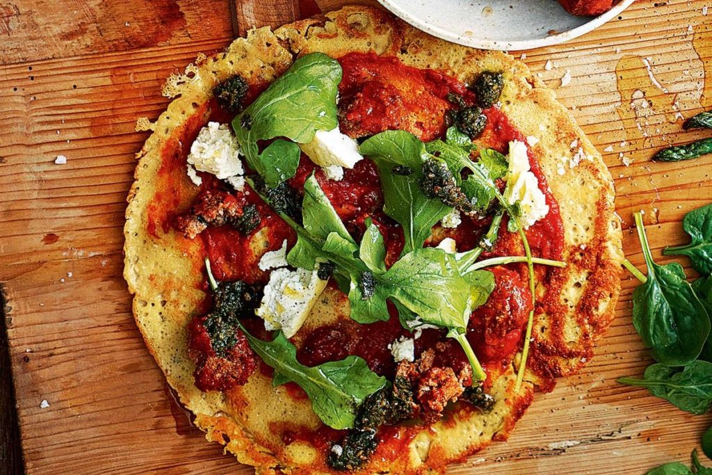 Socca Pizza Crust Andrea Hill Holistic Nutrition